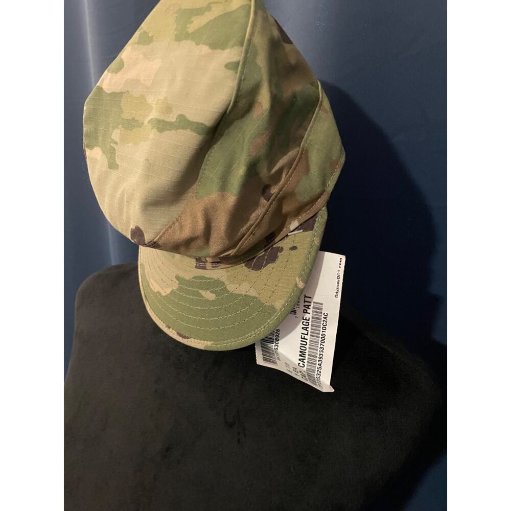 NEW US Military Issue Sergeant OCP Camouflage Army Patrol Cap Hat Size 6-7/8